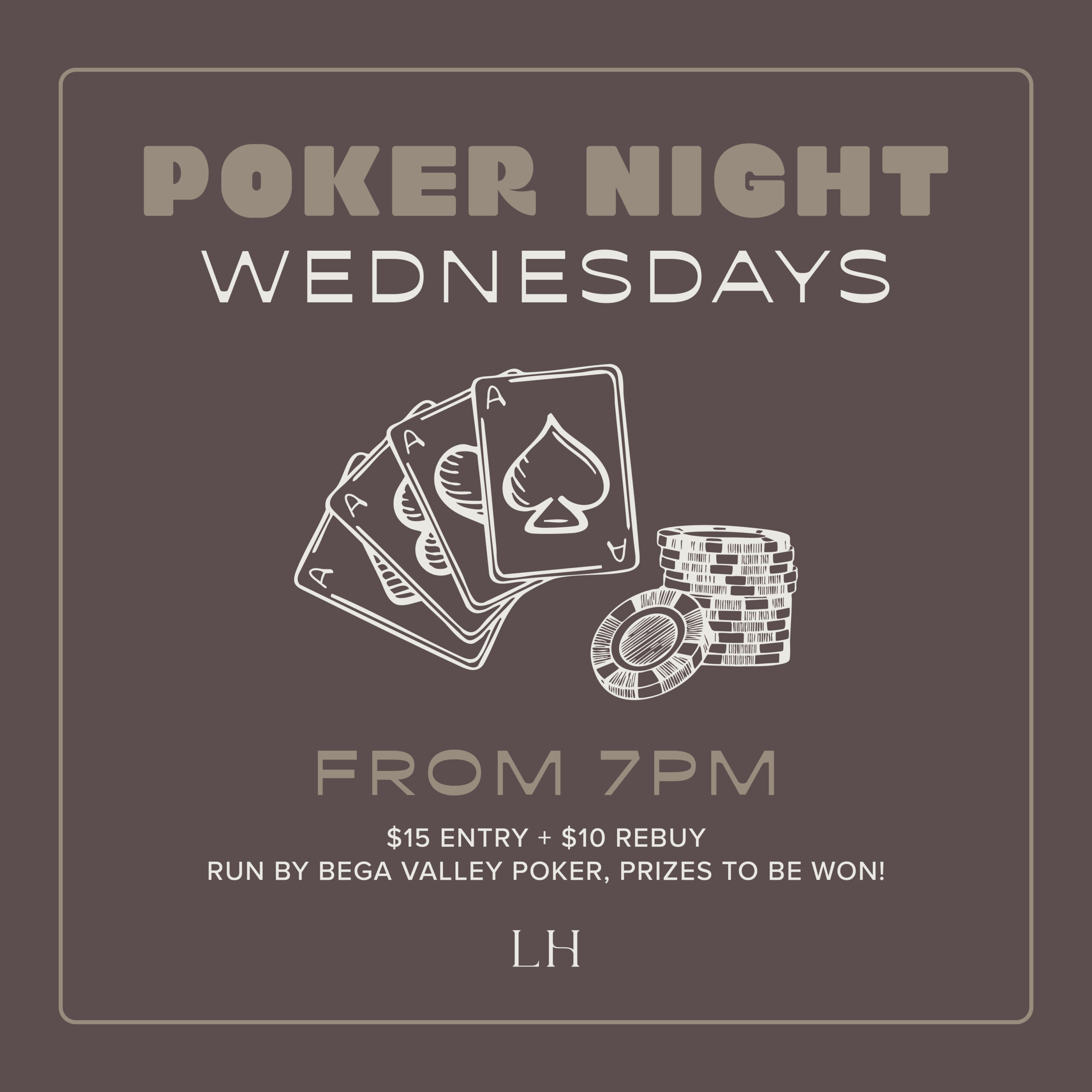 3. Lakeview Poker Night Poker night at the Lakeview every Wednesday